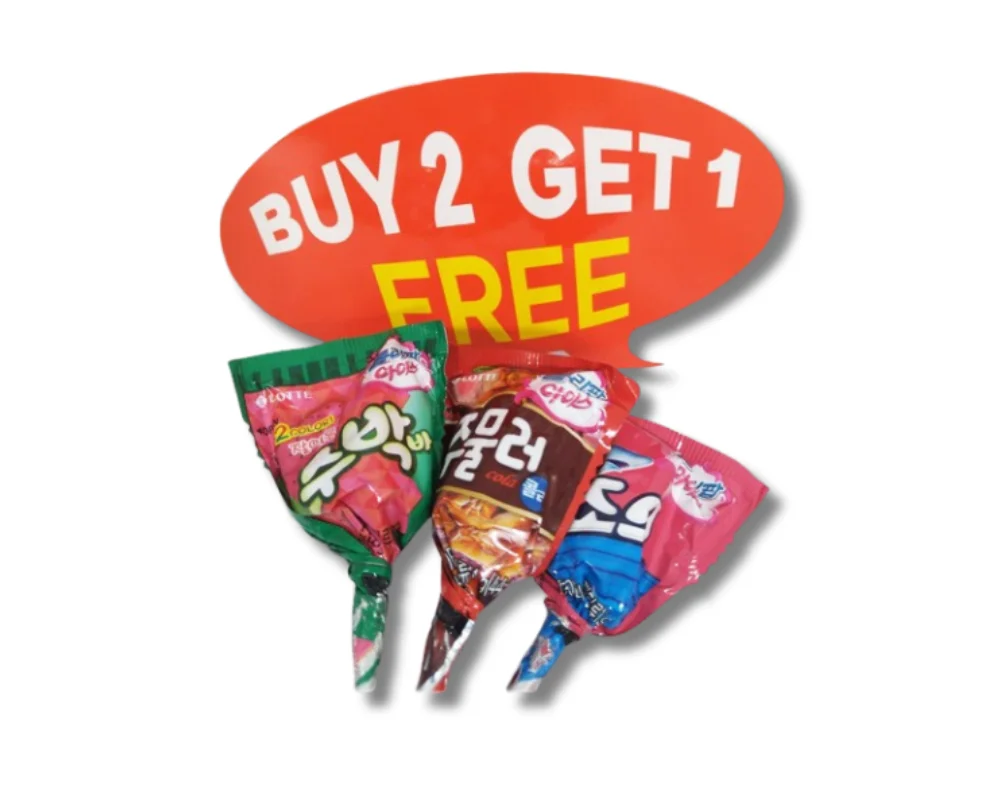 Lotte Lollipop Ice Candy 11gm (Buy2 Get1 Free)