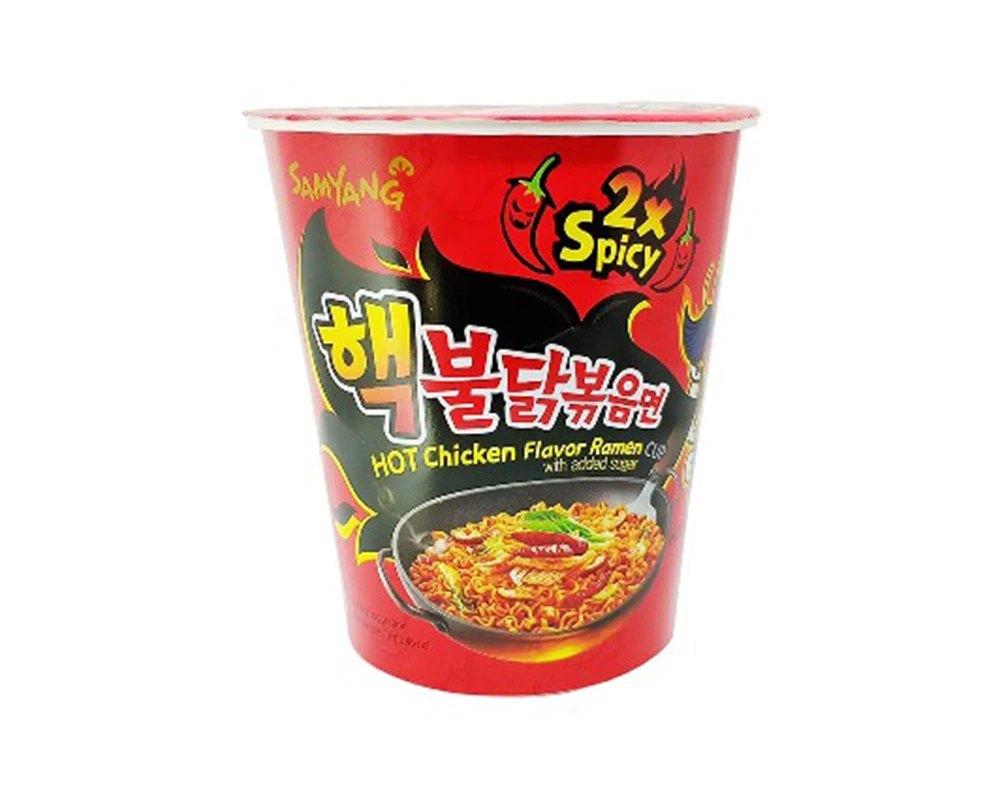 Samyang Hot Ch.Cup Noodles 2X Spicy 70gm