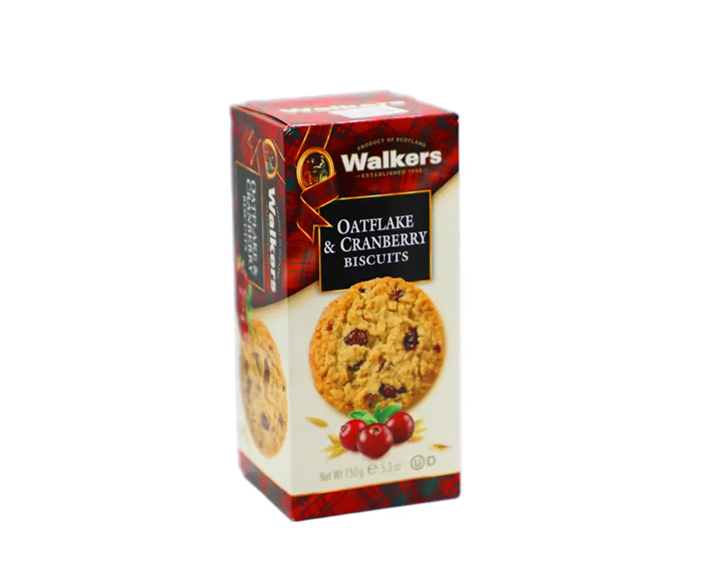 Walkers Oatflake & Cranberry Biscuits 150gm