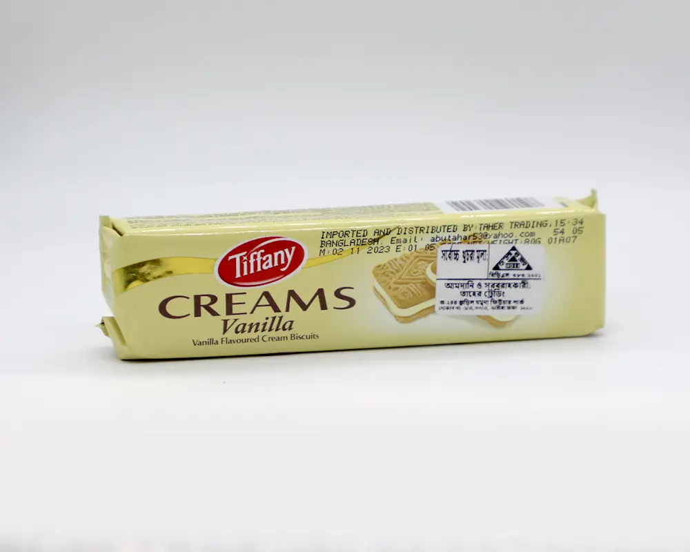 Tiffany Creams Vanilla Biscuit 84gm