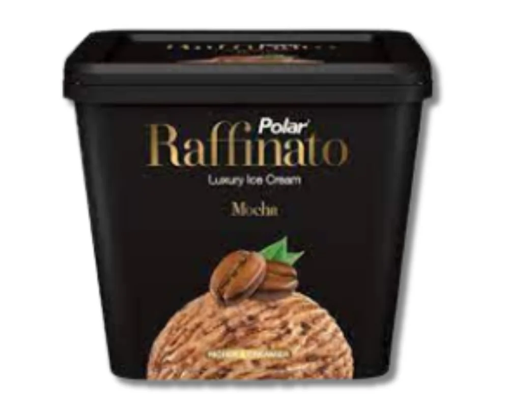 Polar Raffinato Mocha Ice Cream 1Ltr.