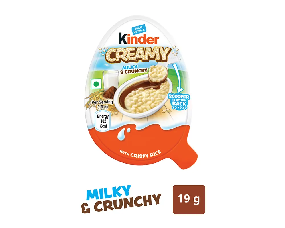 Kinder Creamy Milky & Crunchy 19gm