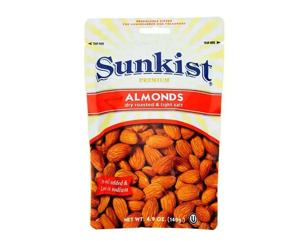 Sunkist Almonds D.Rost.&L.Salt. 140gm THI