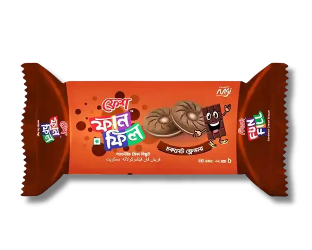 Fresh Fun Fill Sandwich Chocolate Cream Biscuit 36(±)2gm