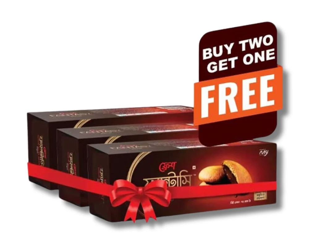 Fresh Fantasy Chocolate Filled Biscuit 75gm (Buy2 Get1 Free)