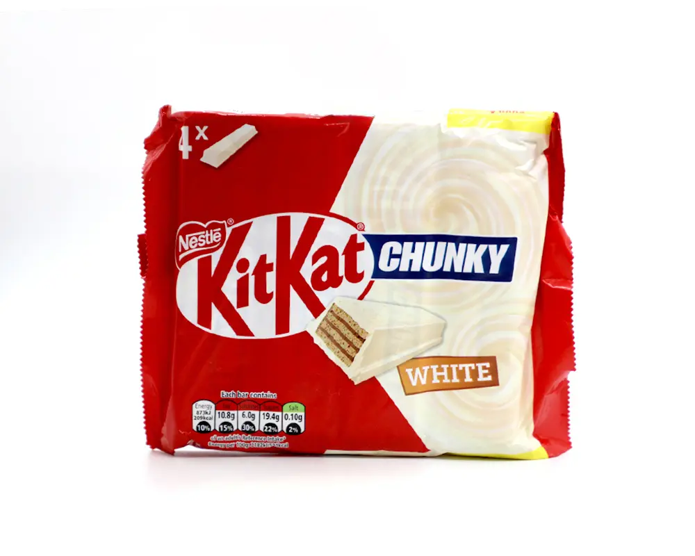 Nestle KitKat Chunky White Choclate 160gm 4 Bars