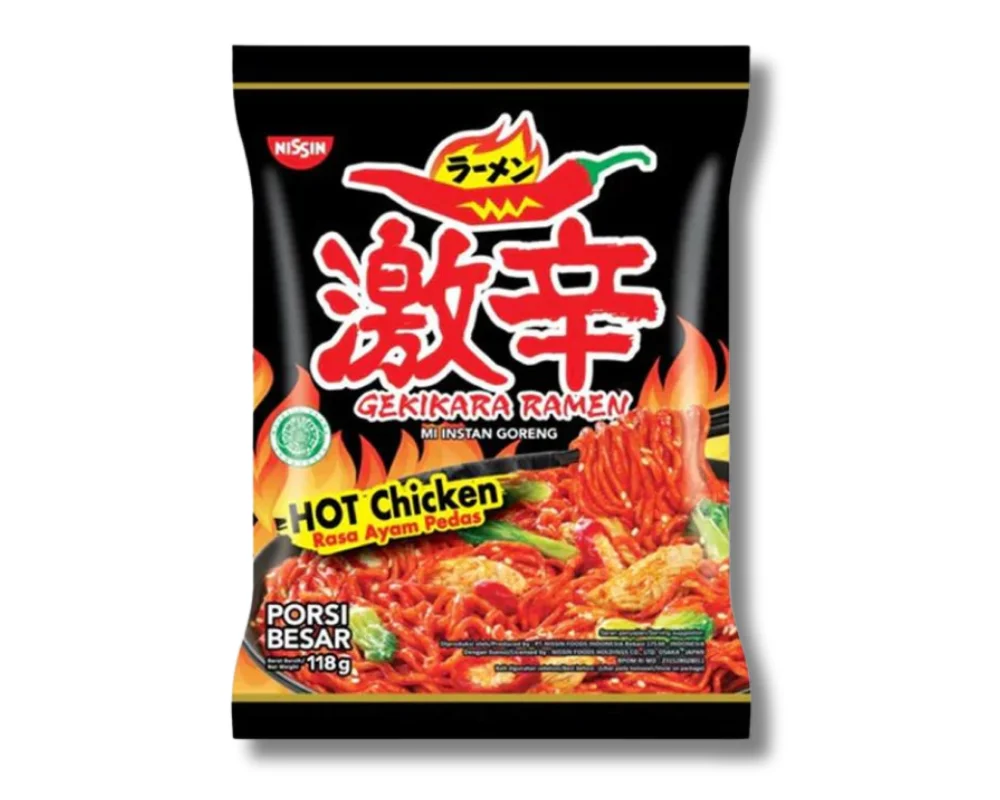 Nissin Gekikara Ramen Hot Chicken 118gm (Buy2 Get1 Free)