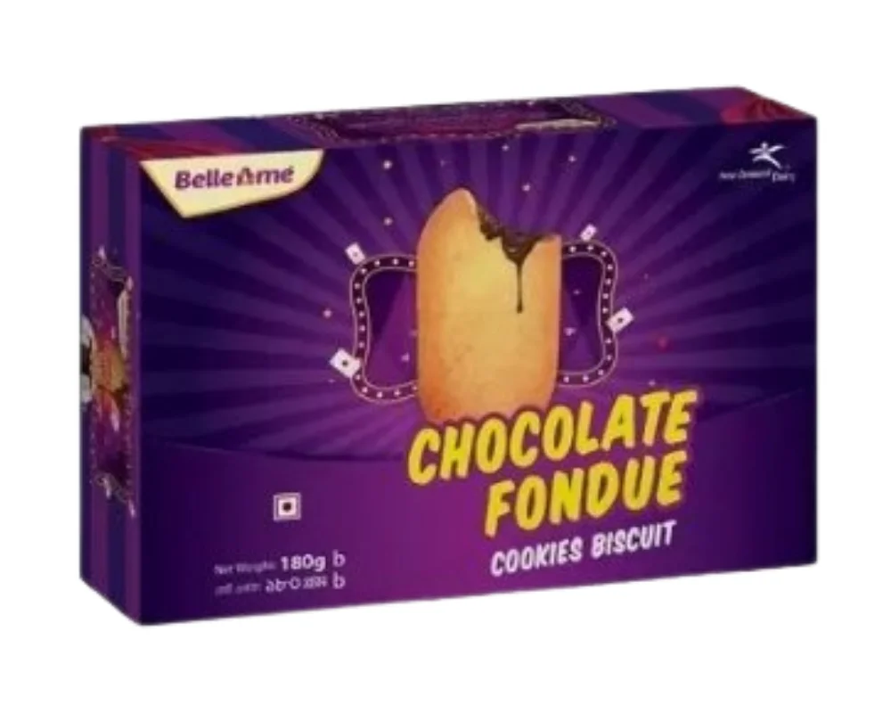 BelleAme Chocolate Fondue Cookies Biscuit 180(±)4gm