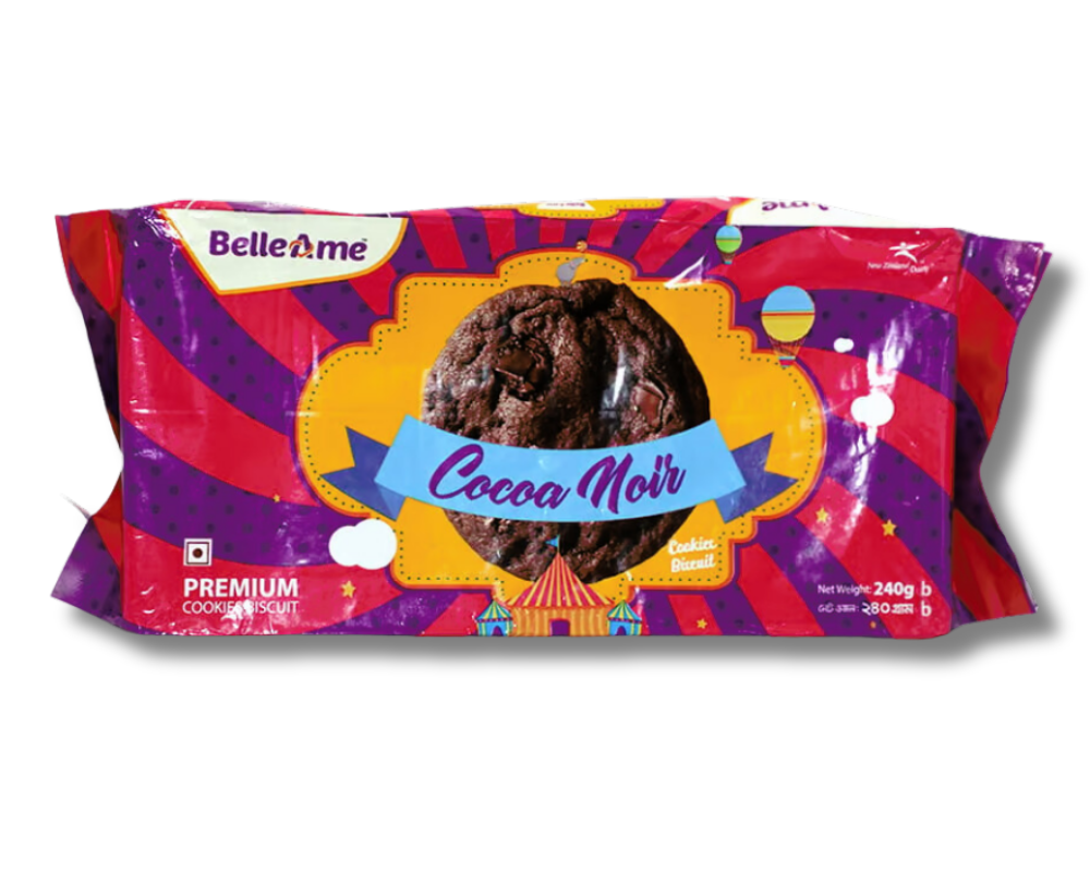 BelleAme Cocoa Noir Premium Biscuit 240gm
