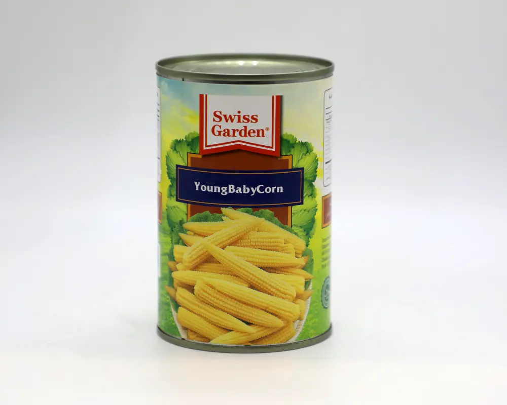 Swiss Garden Young Baby Corn 400(±)25gm (China)