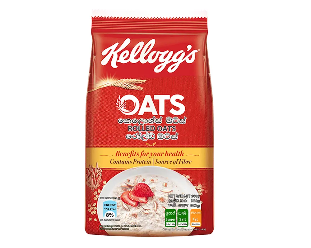 Kellogg's Oats Rolled Oats 900gm India