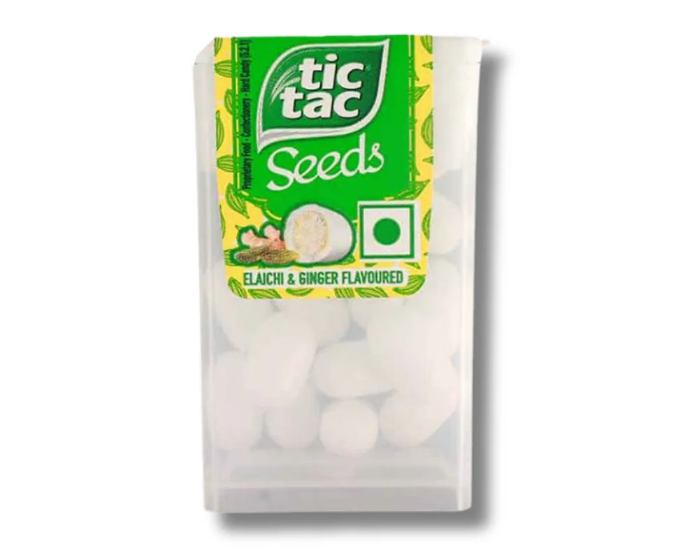 Tic Tac Seeds Elaichi & Ginger 7.2gm
