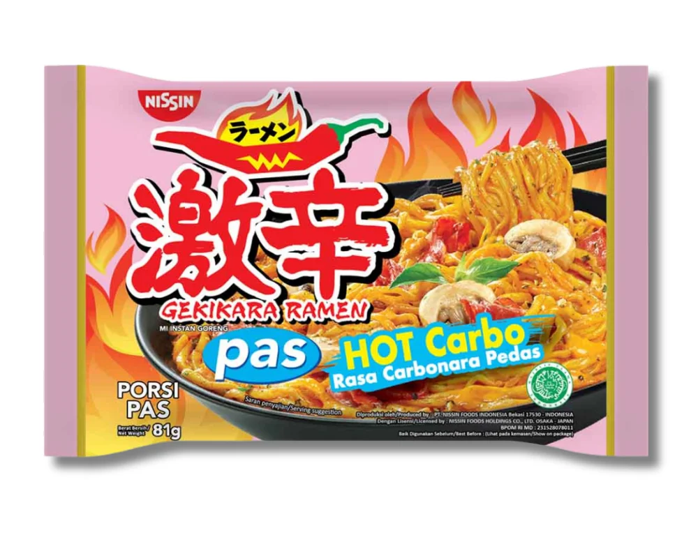 Nissin Hot Carbo Noodle Family Pack IN