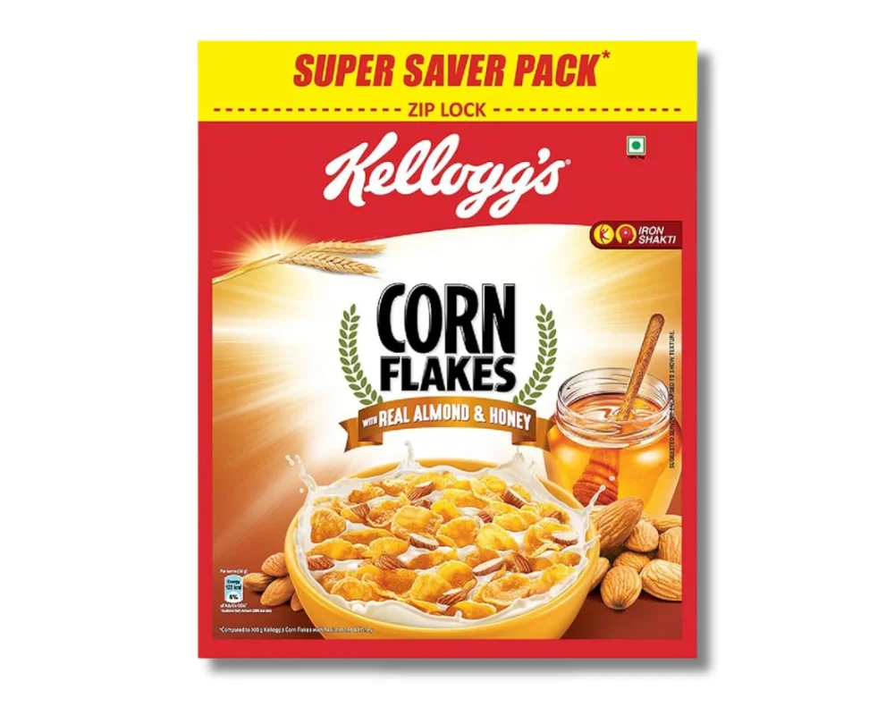 Kellogg's Almond Honey Corn Flakes 1kg India