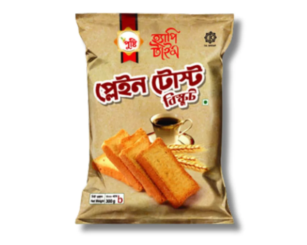 Pusti Happy Time Plain Toast Biscuit 250gm