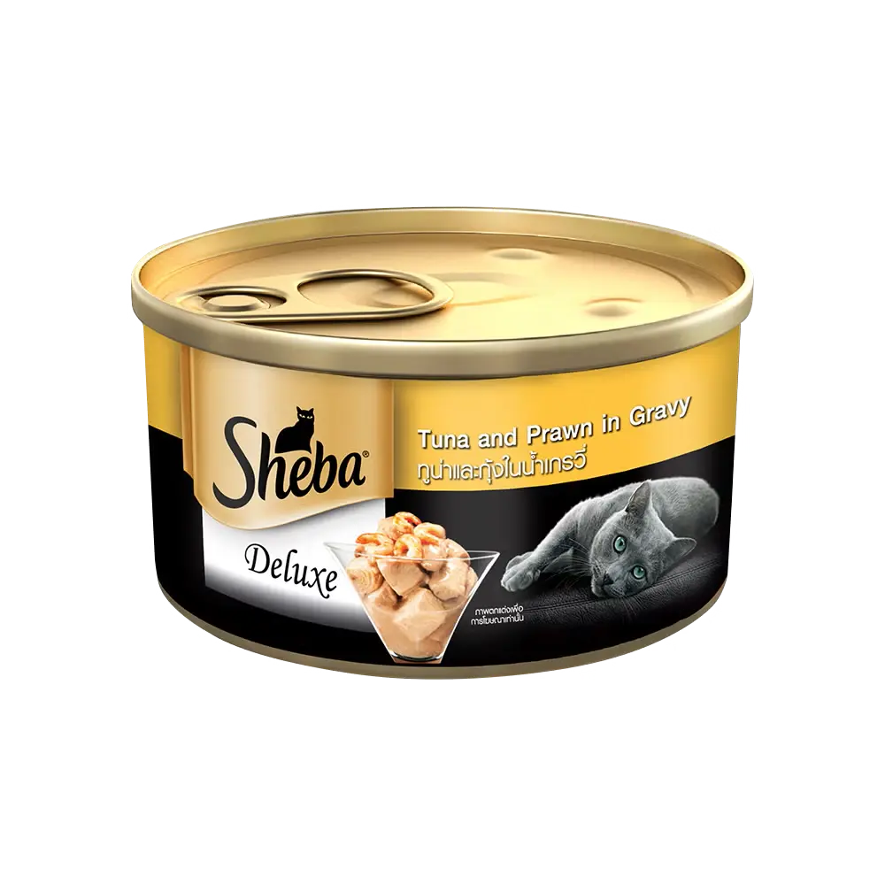 Sheba Tuna and Prawn In Gravy 85gm TH