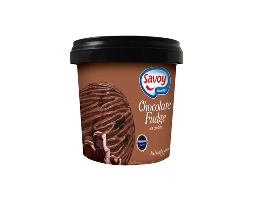 Savoy Chocolate Fudge Ice Cream Cup 120ml