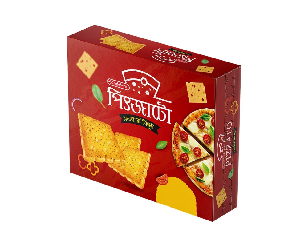 Olympic Pizzato Crackers Biscuit 216gm (Buy2 Save tk 40)