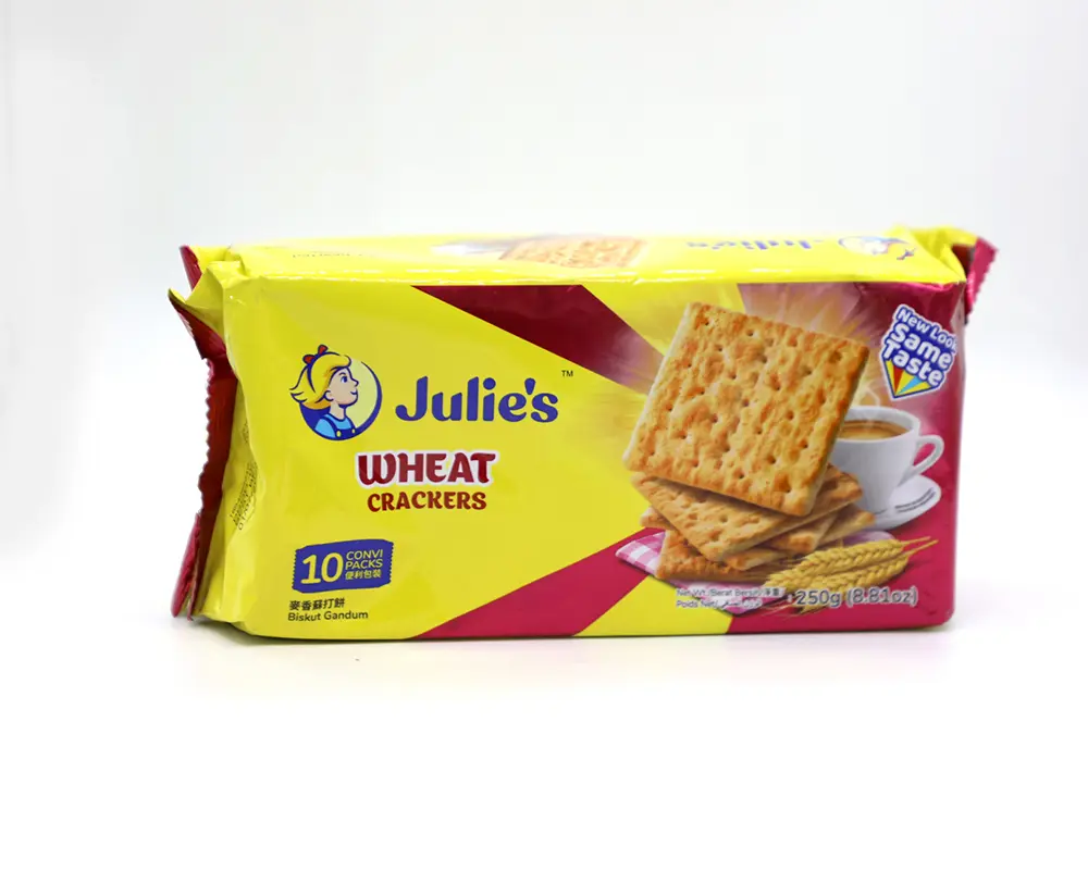 Julie's Wheat Crackers Biscuit 250gm (Malaysia)