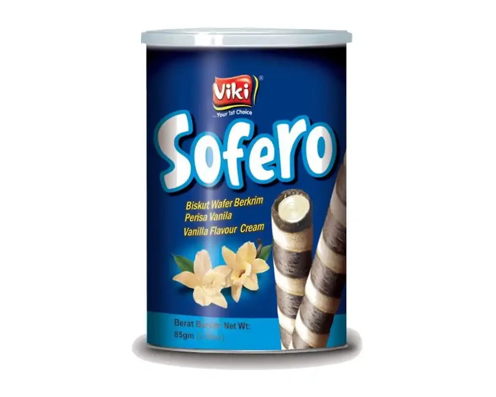 Viki Sofero Vanilla Cream Wafer 85gm Malaysia