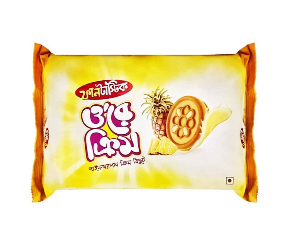 Funtastic O're Cream Pineapple Biscuit 200(±)20gm