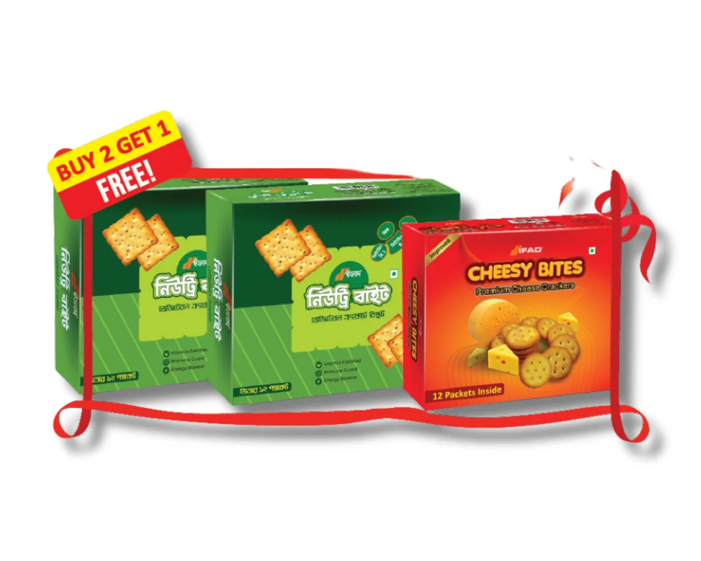 Ifad Nutri Bite Lexus Biscuit 150gm (Buy2 Get1 Free)