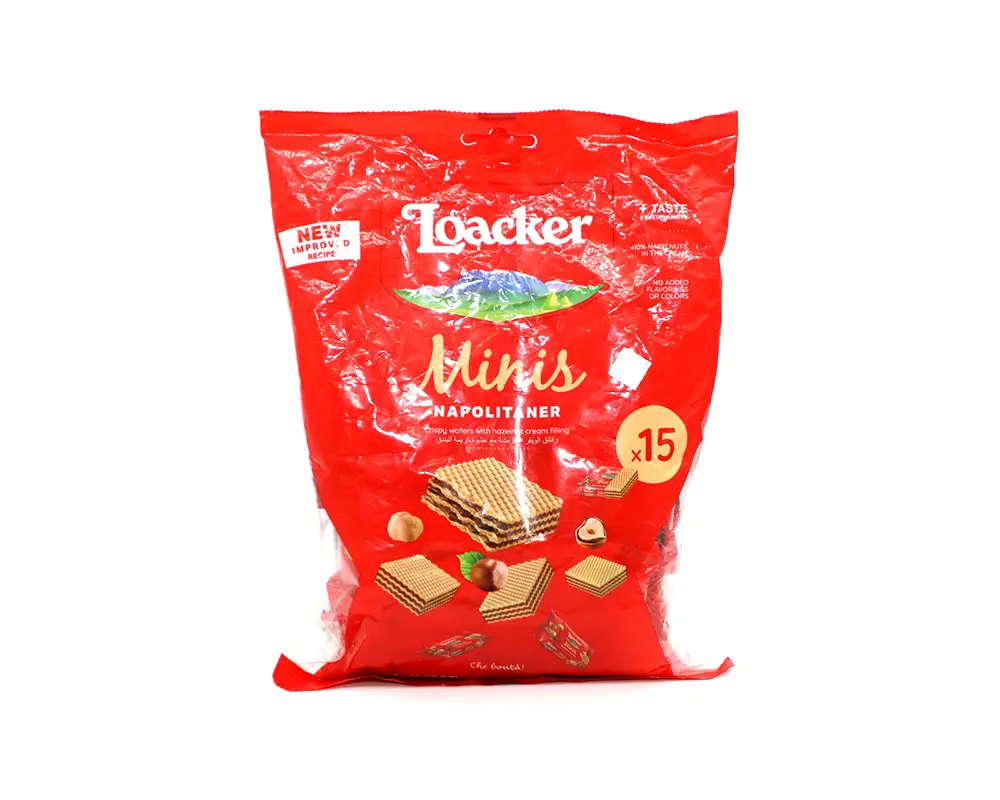 Loacker Minis Napolitaner Wafer 150gm