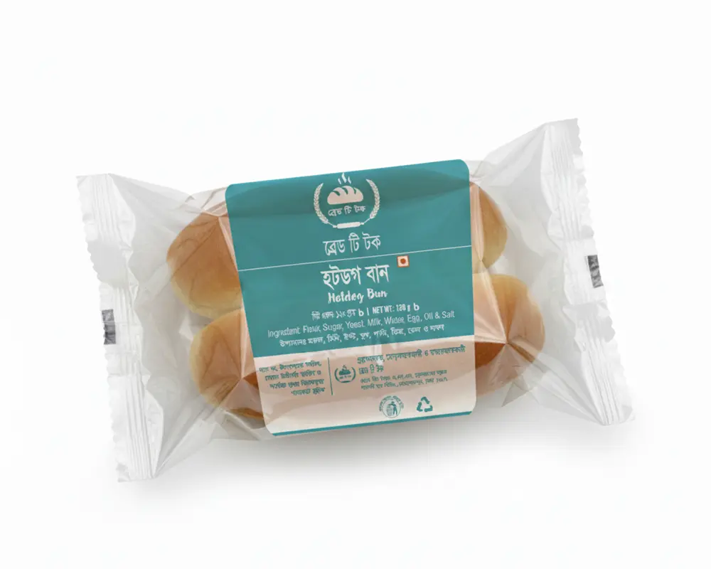 Bread Tea Talk Hot Dog Bun 2Pcs 120gm