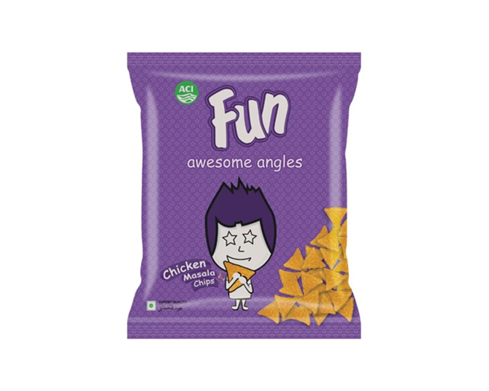 ACI Fun Awesome Angles Chicken Masala Chips 18(±)2gm