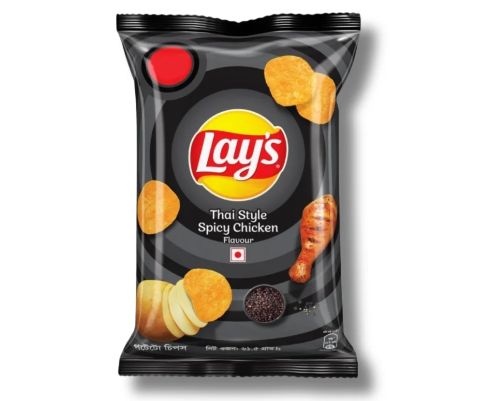 Lays Thai Style Spicy Chicken Chips 22(±)1gm