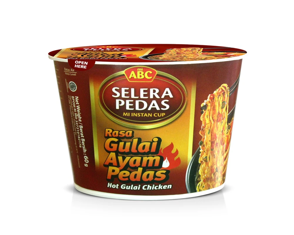 MI ABC Selera Pedas Instant Cup Noodle 60gm Indonesia