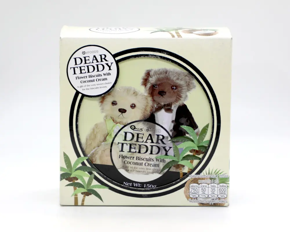 Dear Teddy Coconut Cream Biscuit 150gm Thailand