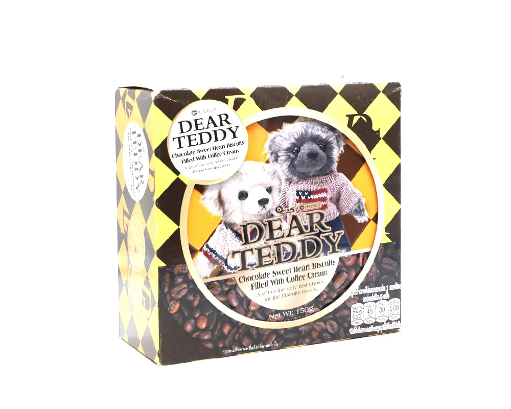 Dear Teddy Chocolate Cream Biscuit 150gm Thailand