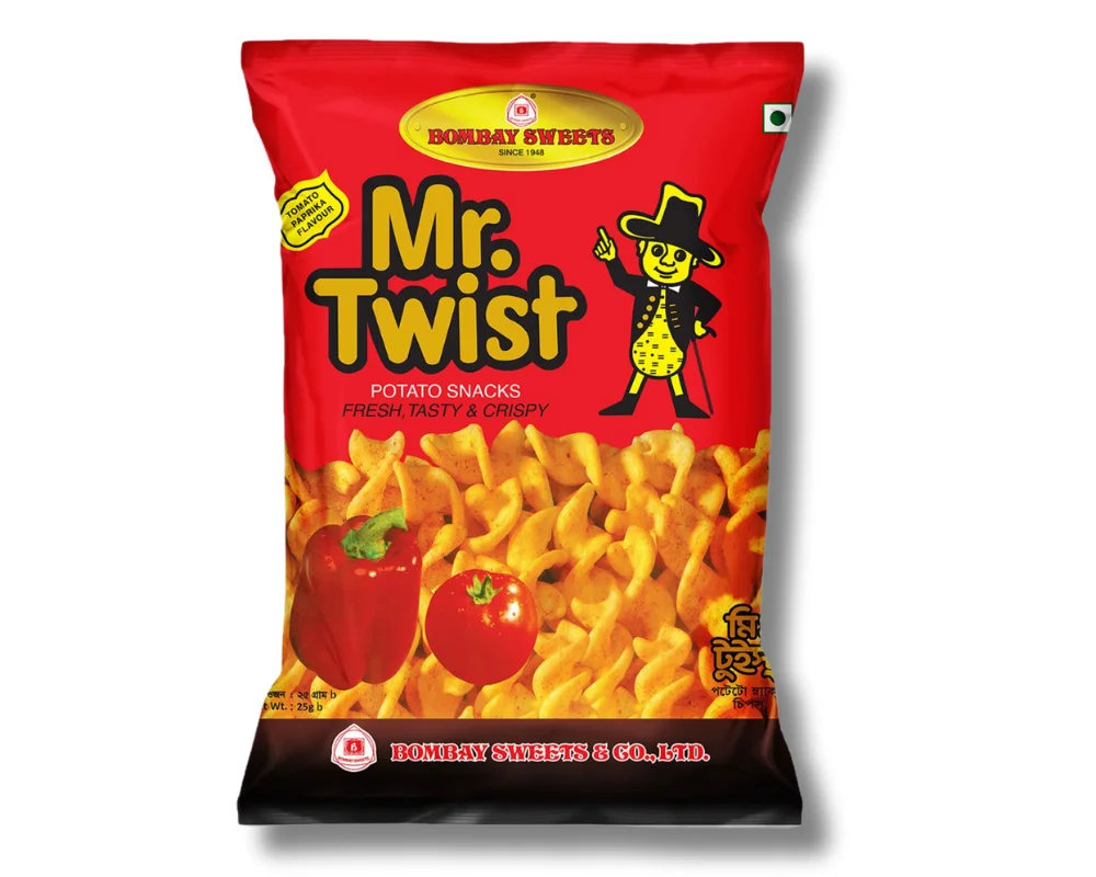 Bombay Sweets Mr. Twist Tasty & Crispy Potato Chips 56gm