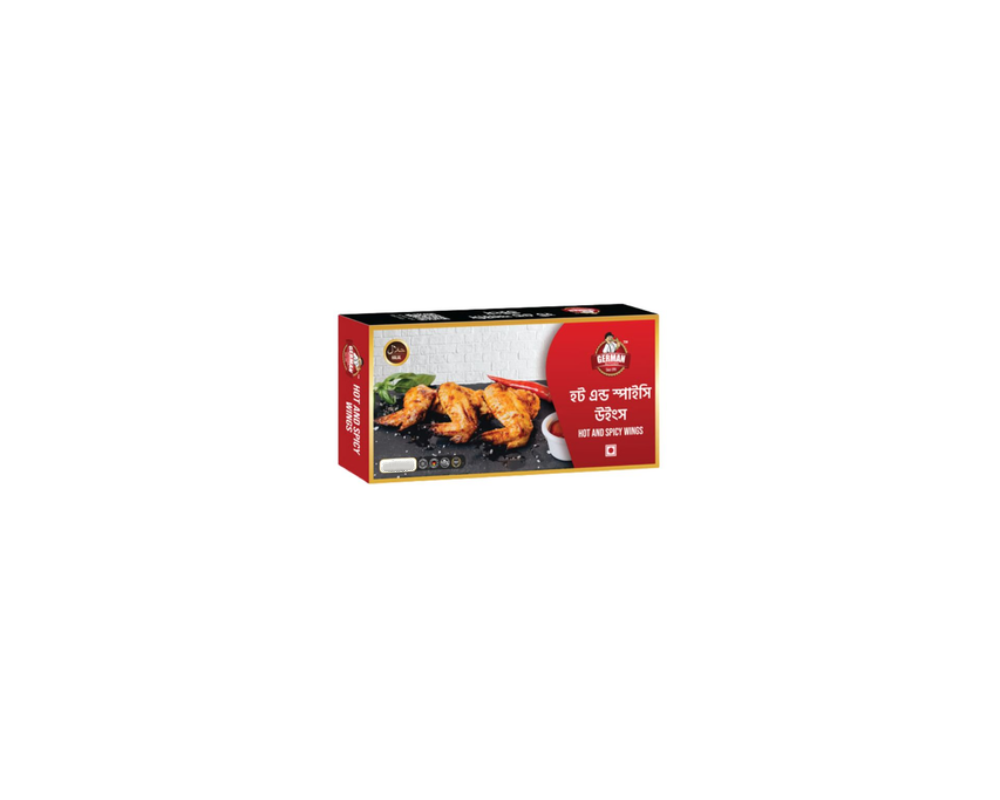 German Butcher Hot & Spicy Wings 400gm
