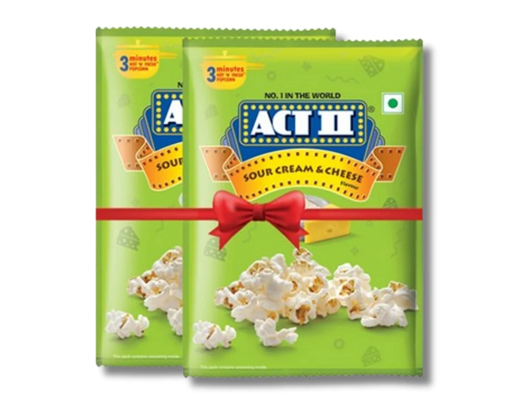ACT II Sour Cream & Cheese 50gm (Buy1 Get1 Free)