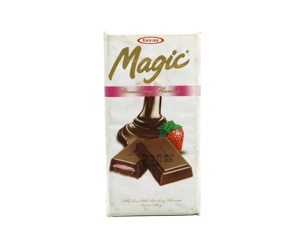 Tayas Magic Strawberry Chocolate 80gm Turkey