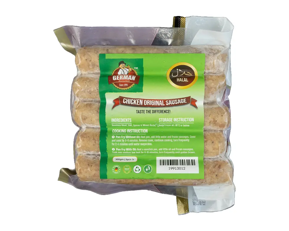 German Butcher Chicken Original Sausage 300gm/5pcs