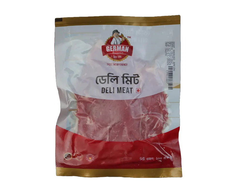 German Butcher Beef Smoked Bacon 200gm