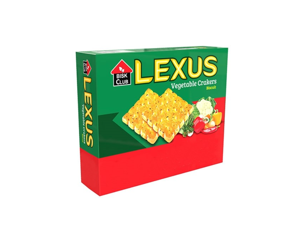 Bisk Club Lexus Vegetable Crackers Biscuits 192gm (Buy2 Get1 Free)