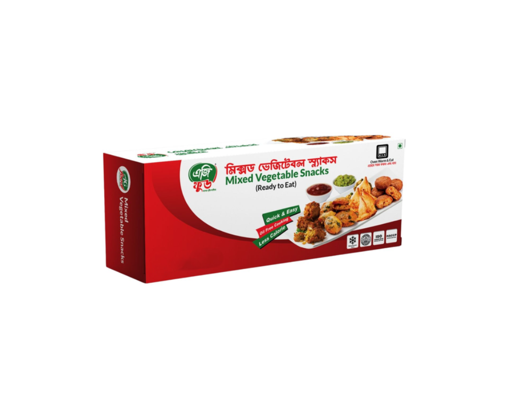 AG Food Mixed Vegetable Snacks 500gm