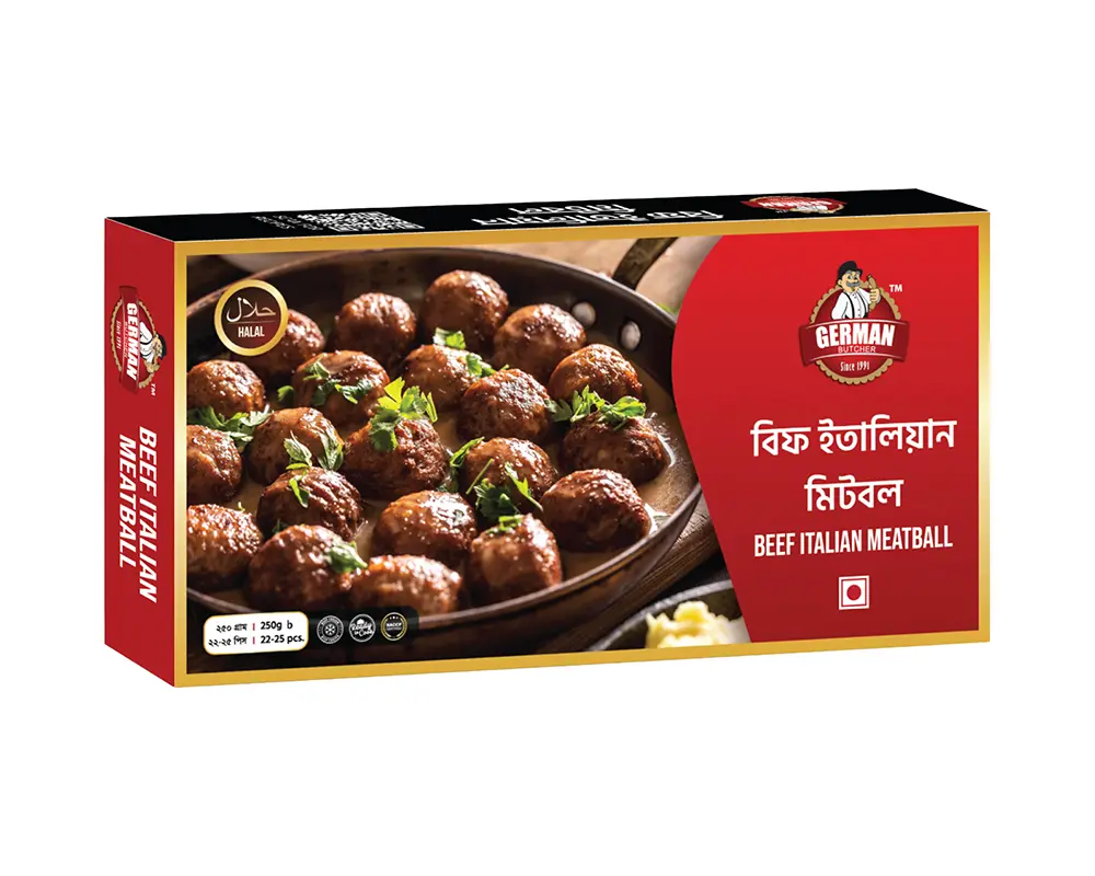 German Butcher Beef Italian Meatball 250gm (22-25pcs)