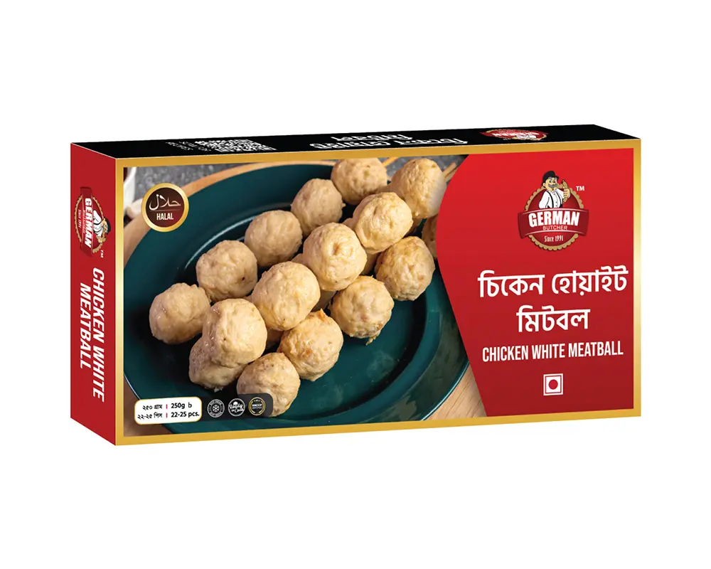 German Butcher Chicken White Meatball 250gm (22-25pcs)