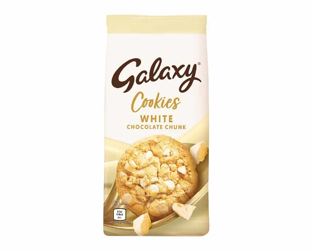 Galaxy Cookies White Chocolate Chunk 180gm