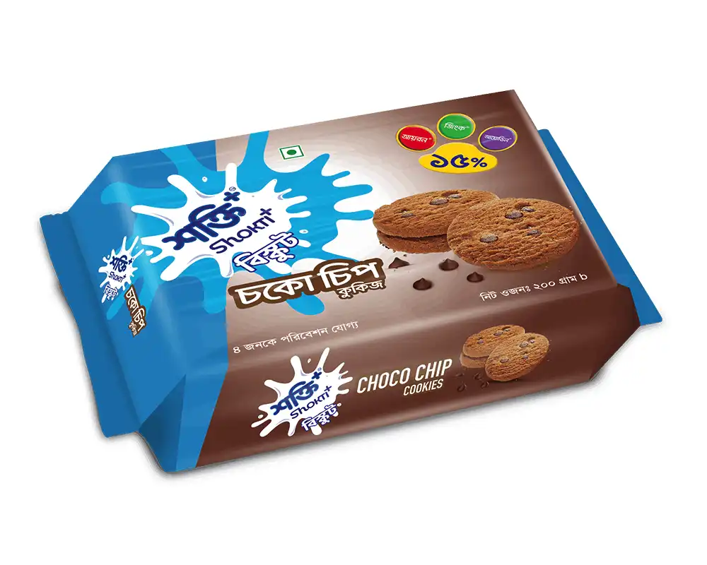 Shokti+ Choco Chips Biscuit 200gm