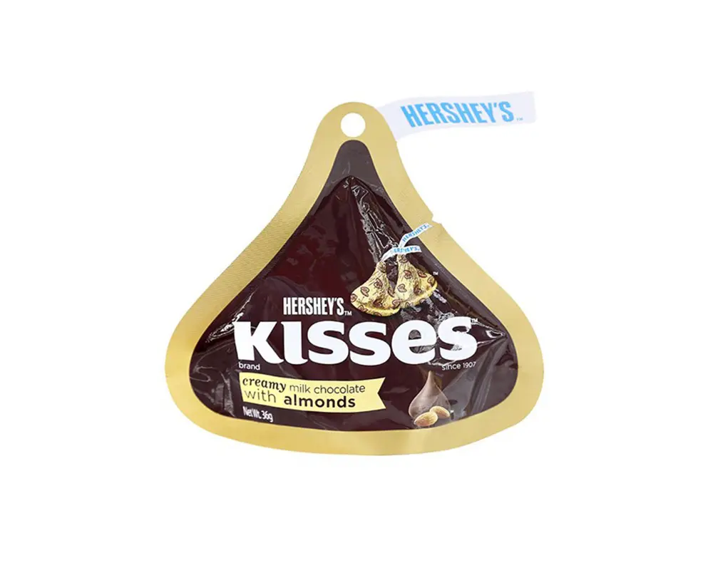 Hersheys Kisses Creamy Milk Almond 36gm Malaysia
