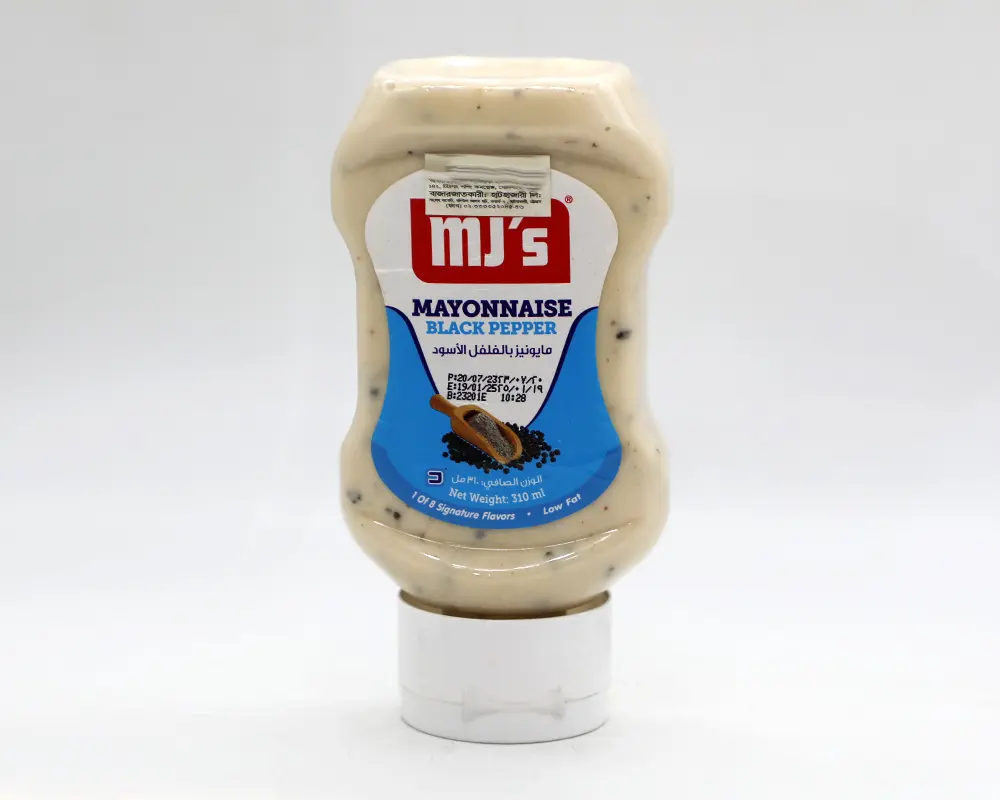 MJ's Mayonnaise Black Pepper 310ml (United Arab Emirates)