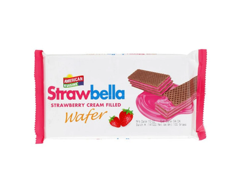 American Kuisine Strawberry C.Wafer 100gm