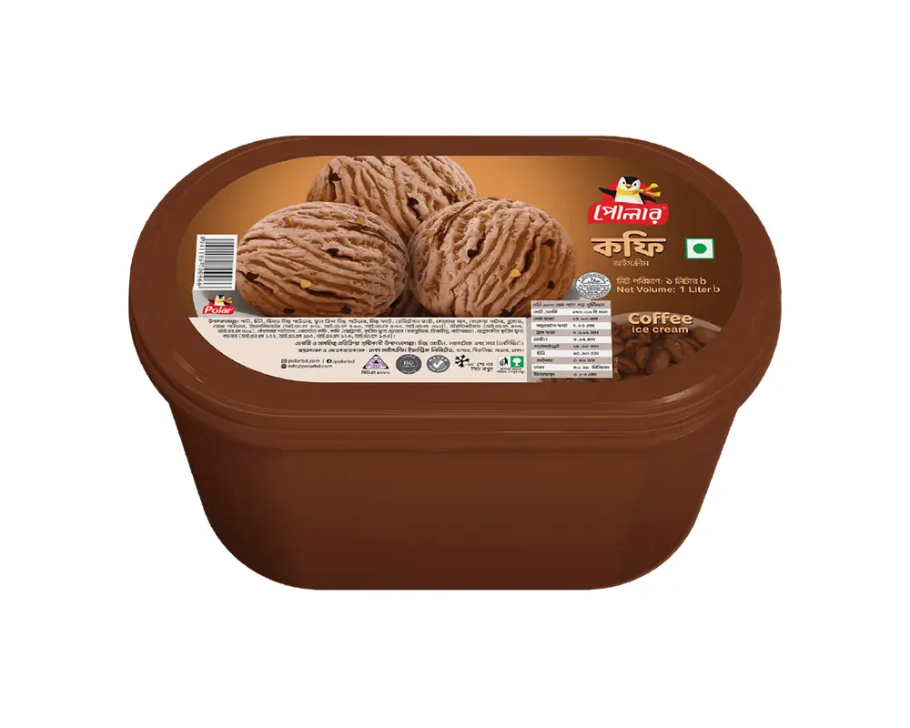 Polar Coffee Ice Cream 1Ltr.