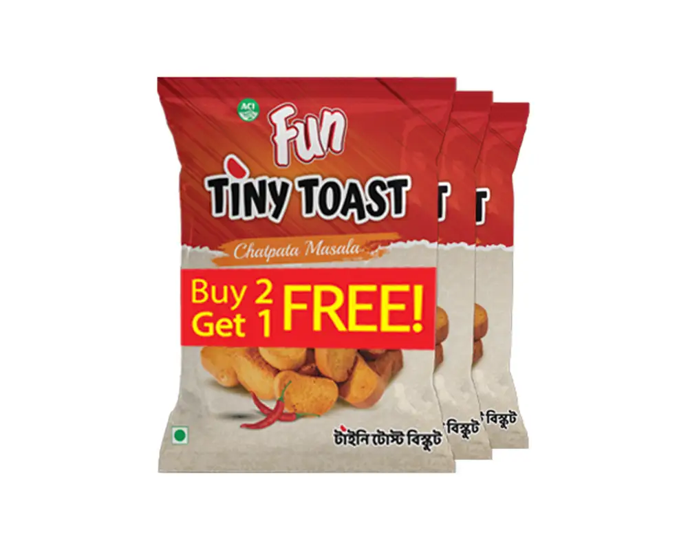 ACI Fun Tiny Toast 180(±)5gm (Buy2 Get1 Free)